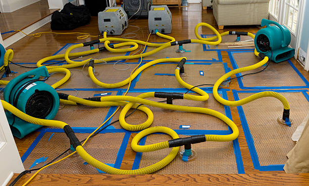 Professional Water Extraction technician working in Folsom, NJ